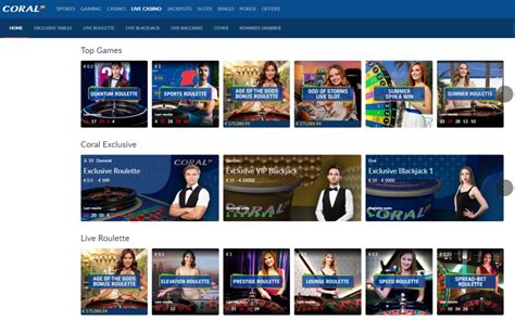 coral casino live roulette|coral live casino welcome bonus.